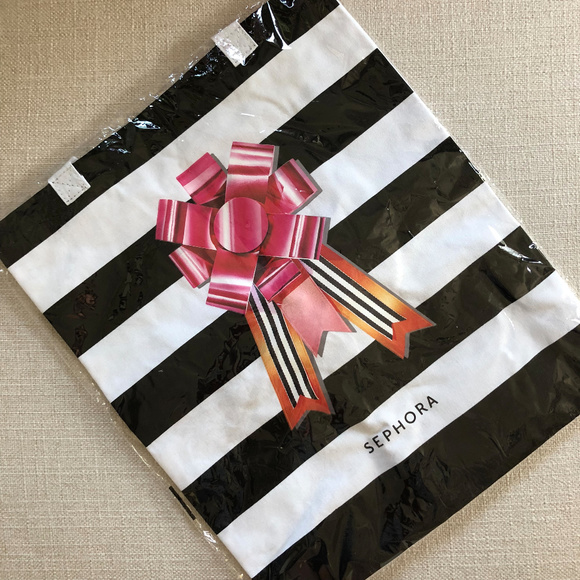 ✳️ Mix-N-Match 5/$25 ✳️ NWT Sephora Holiday Canvas Tote - Picture 5 of 5